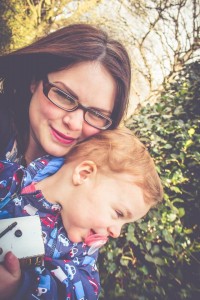 Sara Dunn and son Frank, from Facebook