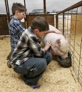 Jacob and Keegan. Originally published in The Oklahoman, photo credit  Nate Billings