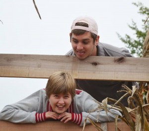 Karlie with brother, Taylor