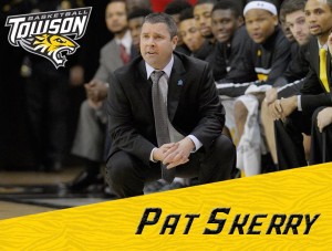 Pat Skerry, image taken from the Towson Men's Basketball Facebook page