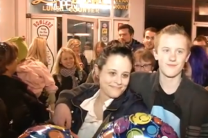 screenshot taken from YouTube - Odin's Birthday Party