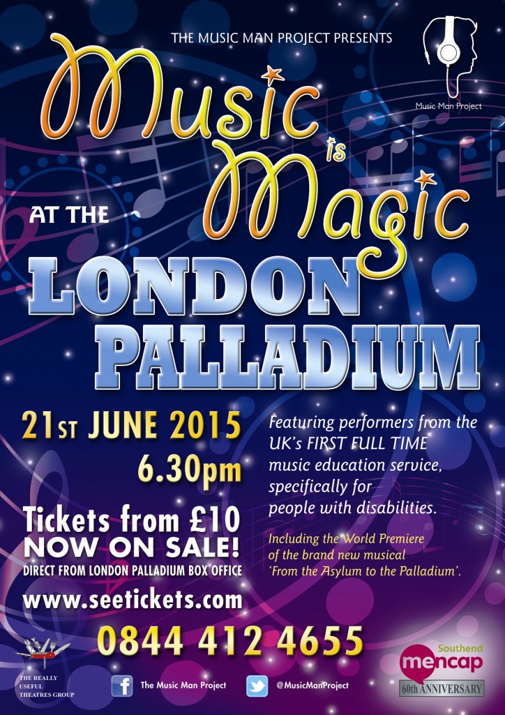 London Palladium Concert Poster