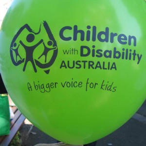 image taken from the Children with Disability Australia Facebook page